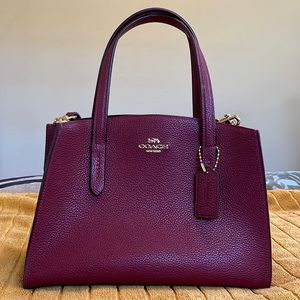 Red Coach Charlie Carryall Satchel